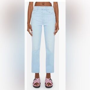 MOTHER Light Blue Ankle Jeans. Size 32